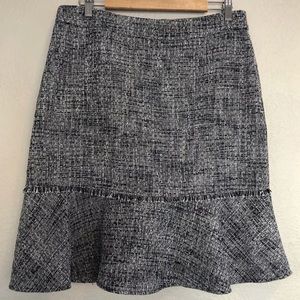 Karl Lagerfeld NEW Tweed trumpet skirt 12